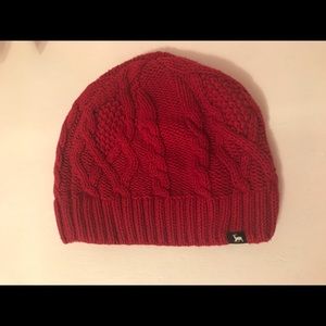 Red Knit Hat & Scarf Bundle